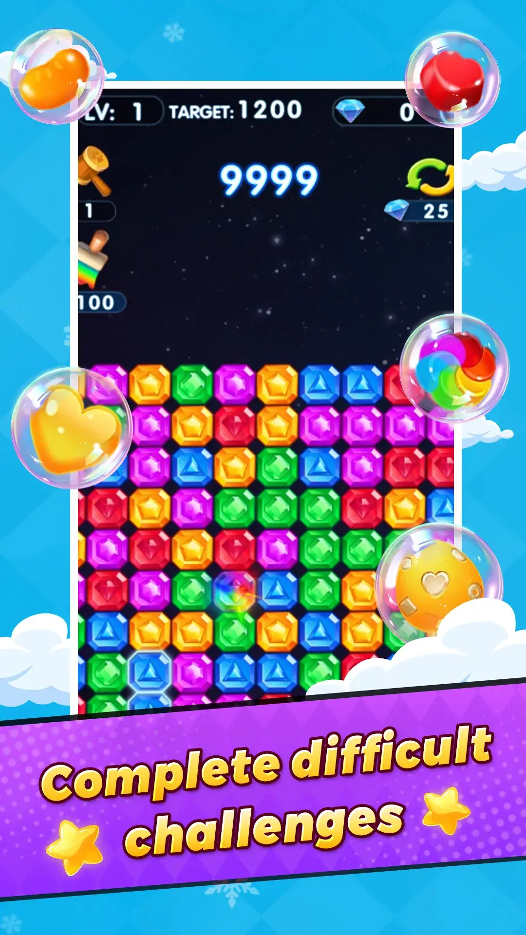 Pop Stone 2 Lite challenge level